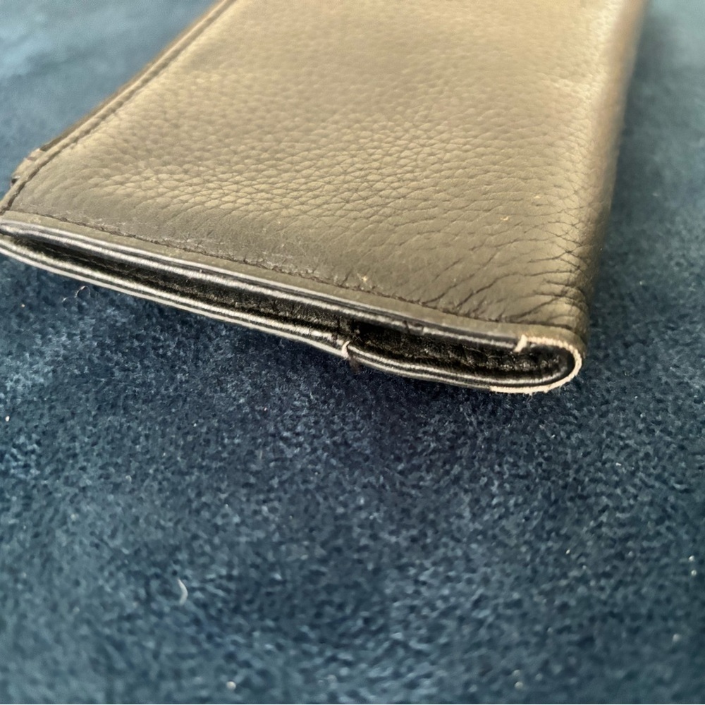 Kate Spade Black Leather Wallet Clutch - Picture 3 of 14